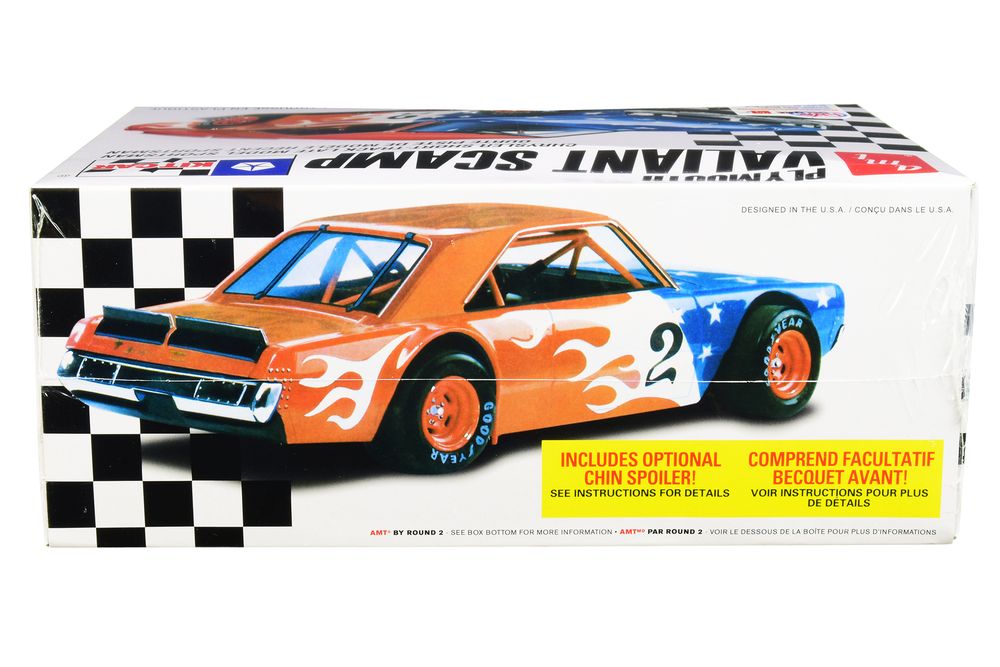 Skill 2 Model Kit Plymouth Valiant Scamp Kit Car 1/25 Scale Model by AMT view 3