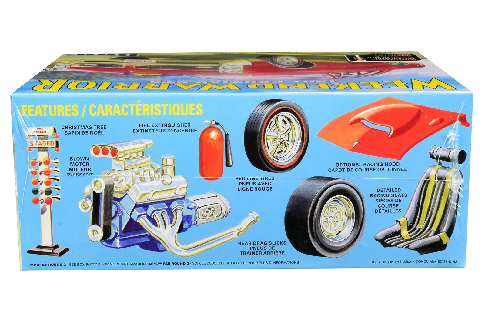 Skill 3 Model Kit 1967 Pontiac GTO "Weekend Warrior" 3 in 1 Kit 1/25 Scale Model by MPC view 2