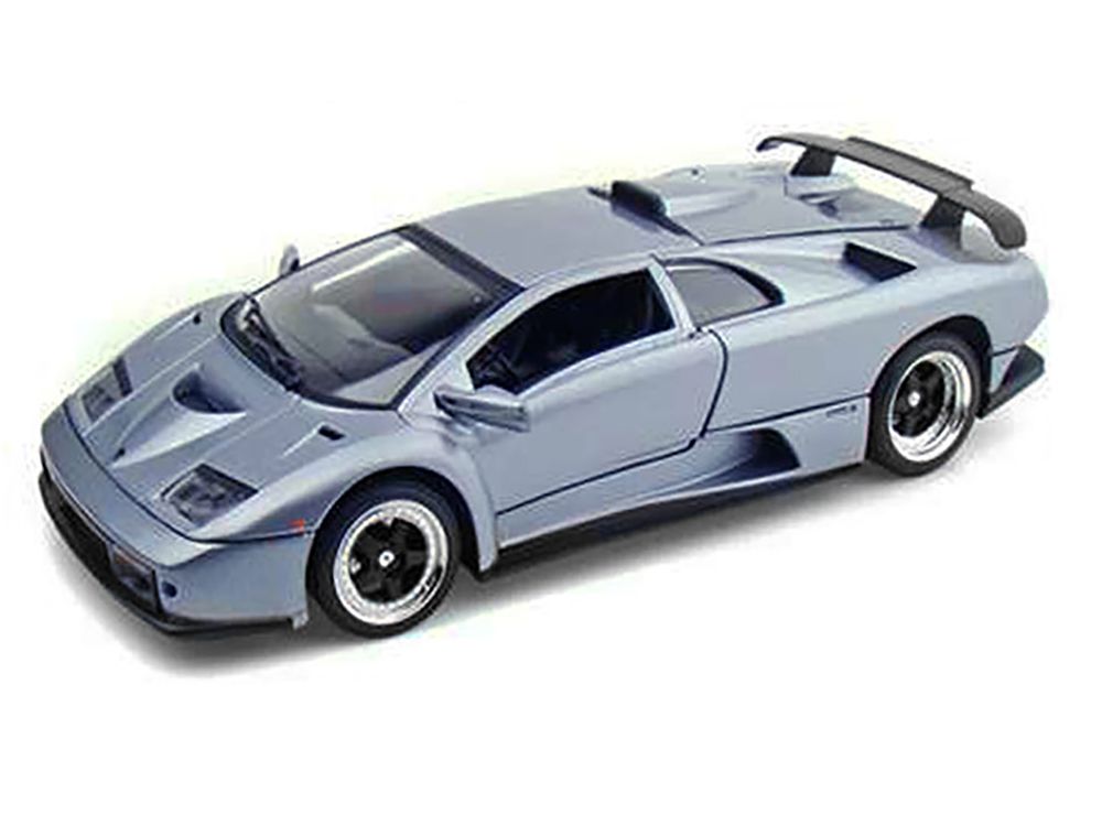 Lamborghini Diablo GT Silver 1/18 Diecast Model Car by Motormax view 2