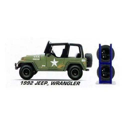 Jada Just Trucks - 1992 Jeep Wrangler (Green) 1:24