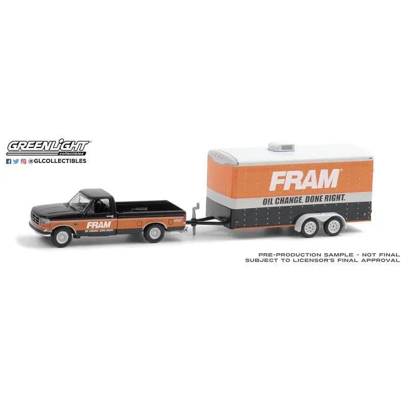Greenlight - Hitch & Tow Series 21 | 1994 Ford F-150 XLT &FRAM Oil Filters view 2