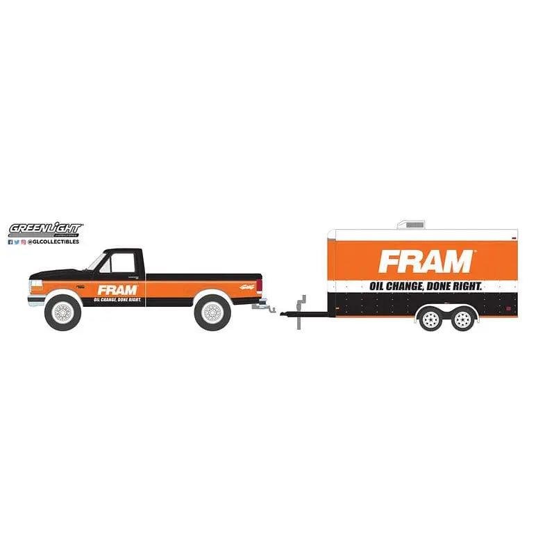 Greenlight - Hitch & Tow Series 21 | 1994 Ford F-150 XLT &FRAM Oil Filters view 3