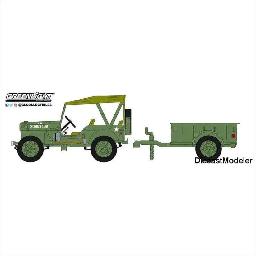 1:64 Hitch & Tow Series 22 - 1943 Willys MB Jeep with M5 Liquid Vesicant view 2