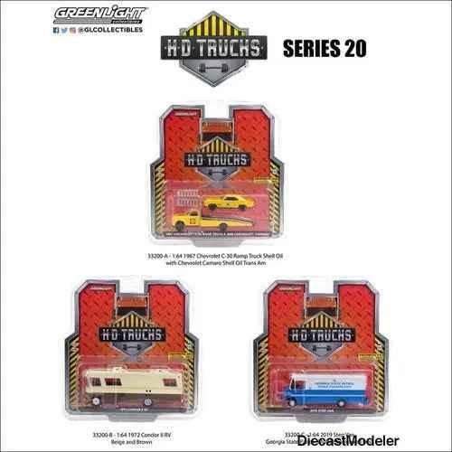GL HD Truck Series 20 1/64 Scale Diecast HD Trucks (CASE/6PCS) view 2