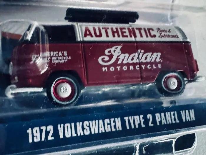 1972 Volkswagen Type 2 Panel Van - Indian Motorcycle Authentic Parts and Lubricants - 1:64 scale view 5