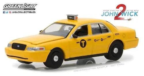 John Wick Chapter 2 Ford Crown Victoria New York City Taxi (2008, 1/64 scale die