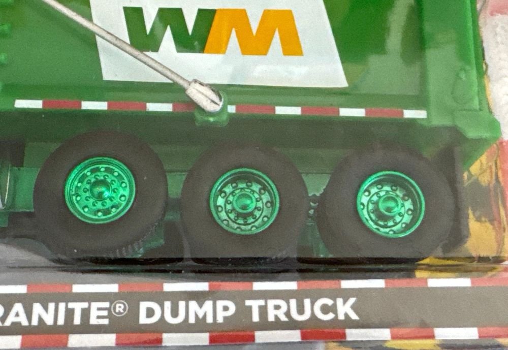 2020 Mack Granite Dump Truck - Waste Management Edition in 1:64 Scale (GREEN) view 2