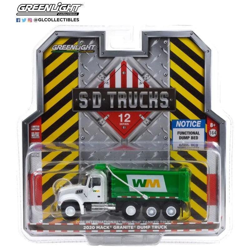 GL - 1:64 scale 2020 Mack Granite Dump Truck - Waste Management view 2