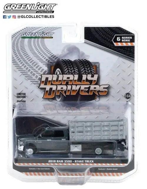Greenlight - 2018 Ram 3500 Dually - Stake Truck