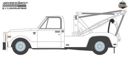 Greenlight - 1968 Chevrolet C-30 Dually Wrecker - White -1:64 diecast view 2
