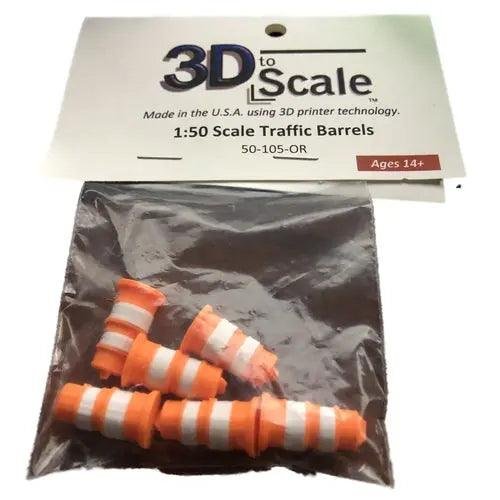 Traffic Barrels - 1:50 Scale