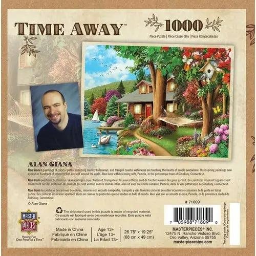 Time Away Around The Lake - 1000 piece Jigsaw Puzzle view 2