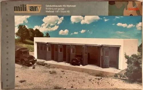Building set - service garage - HO Scale - 1:87 - Herpa view 2