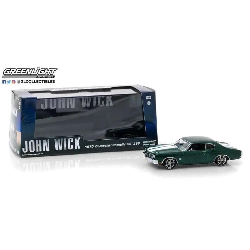 Case of Greenlight Hollywood - John Wick 1970 Chevrolet® Chevelle® SS™ 396 - 1/43 view 3
