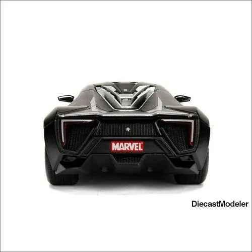 Jada Toys - Metals Die Cast | Lykan Hypersport with Black Panther figure (1/24) view 5