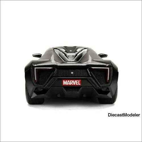 Jada Toys - Metals Die Cast | Lykan Hypersport with Black Panther figure (1/24) view 6