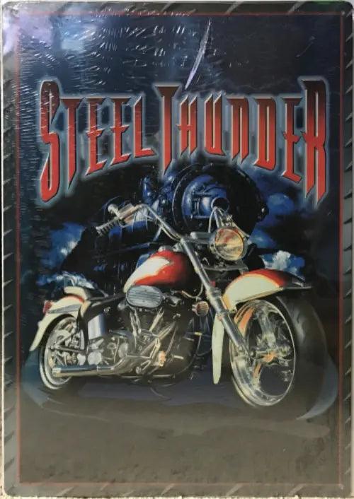Tin Sign: Steel Thunder