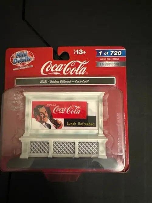 Classic Metal Works Billboard (Coca-Cola) 1:87 HO Scale view 2