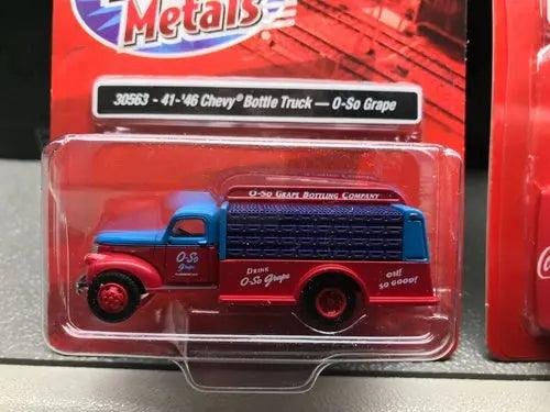 CMW - 1941-1946 Chevy Bottle Truck (O-So Grape) 1:87 HO Scale view 2