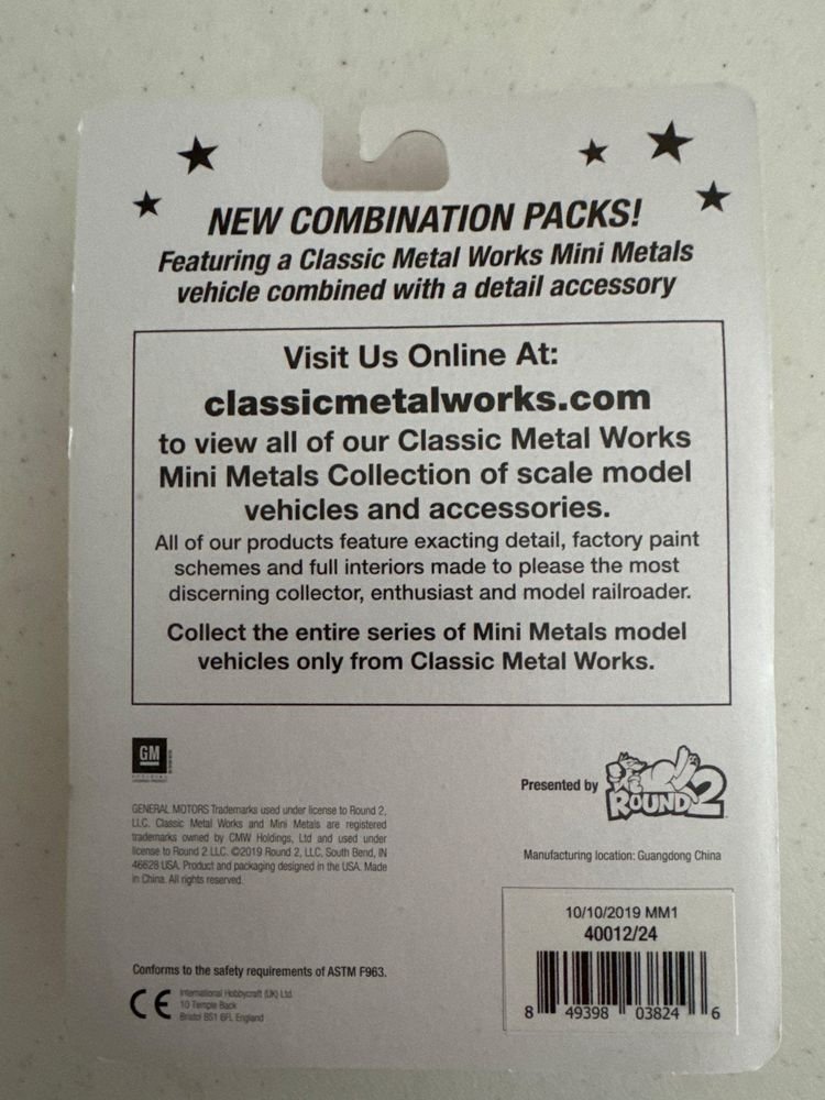 Classic Metal Works 1957 Chevy Step Side Pickup Truck w/Fishing Boat & Trailer view 3