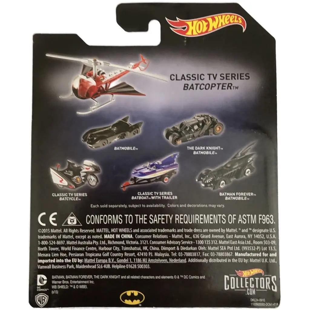 Mattel Hot Wheels - Batman Premium 1:50 scale diecast model. TV Series Batcopter view 2
