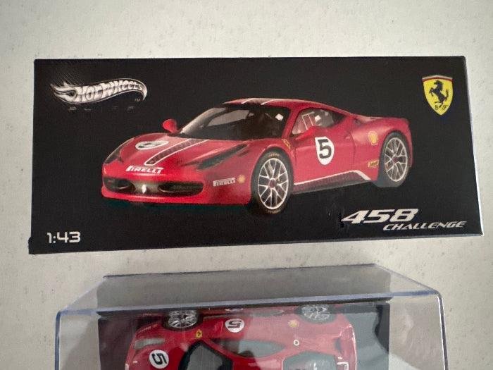 Hot wheels Ferrari 458 challenge 1/43 scale view 3
