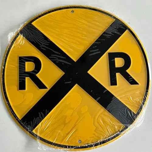 Railroad Crossing Sign 12 inch view 2